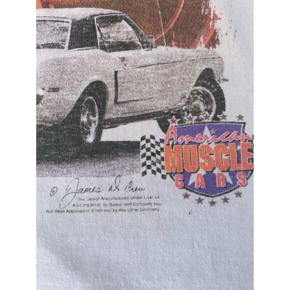 1998 American Thoroughbred Classic Mustang graphic tee Size XL - Picture 3 of 8